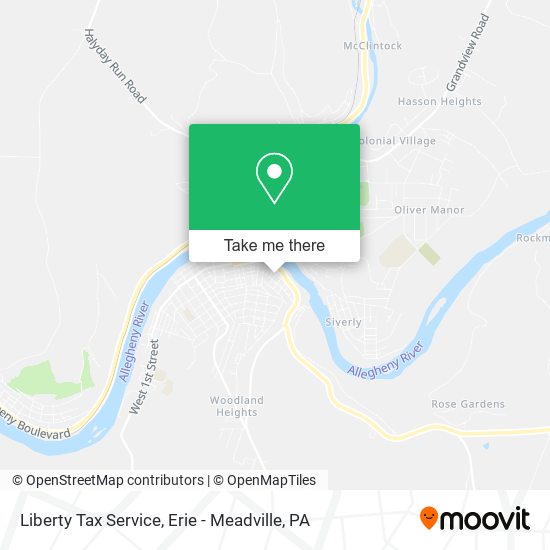 Liberty Tax Service map