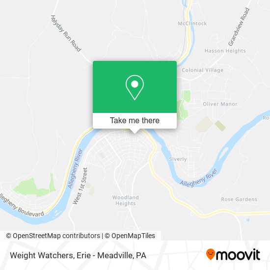 Weight Watchers map