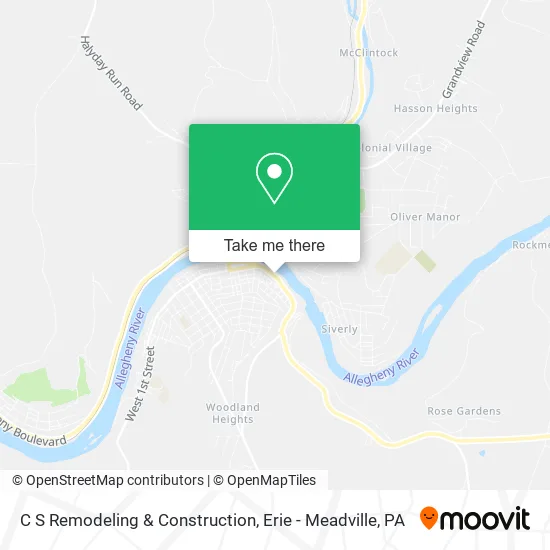 C S Remodeling & Construction map