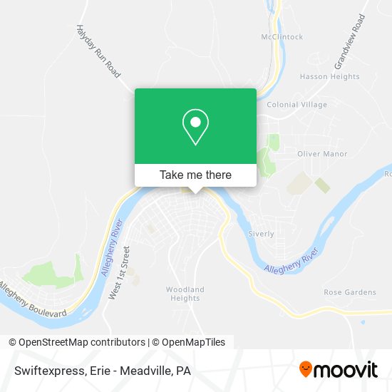 Swiftexpress map