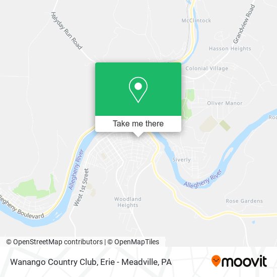 Mapa de Wanango Country Club