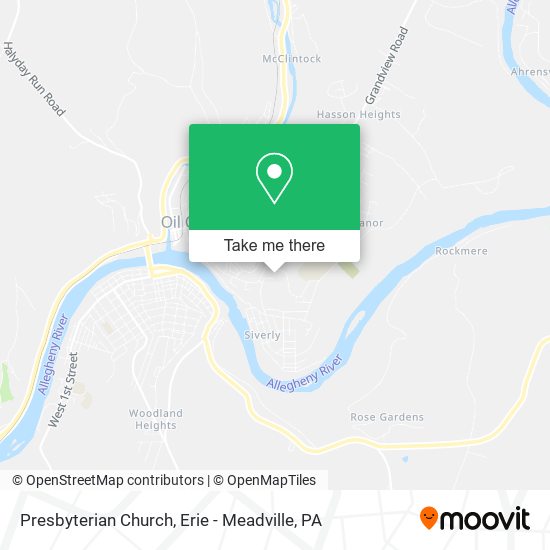 Presbyterian Church map