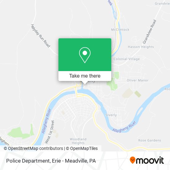 Mapa de Police Department