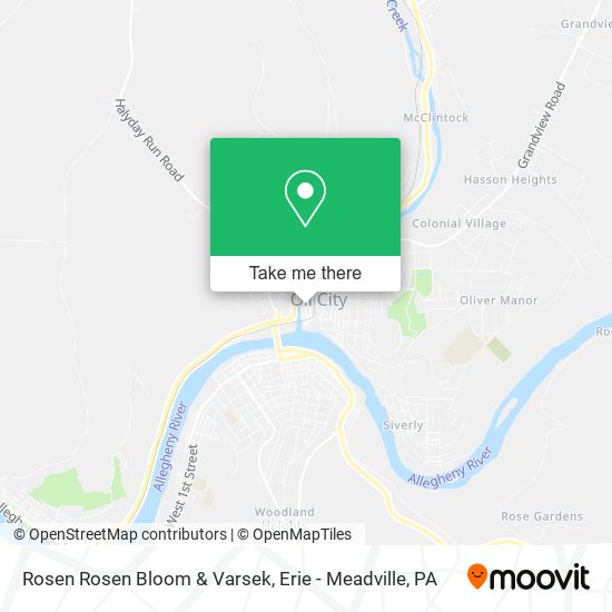 Rosen Rosen Bloom & Varsek map