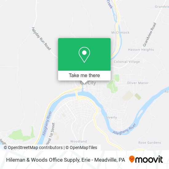 Hileman & Woods Office Supply map