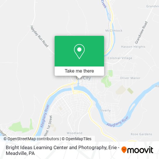 Bright Ideas Learning Center and Photography map