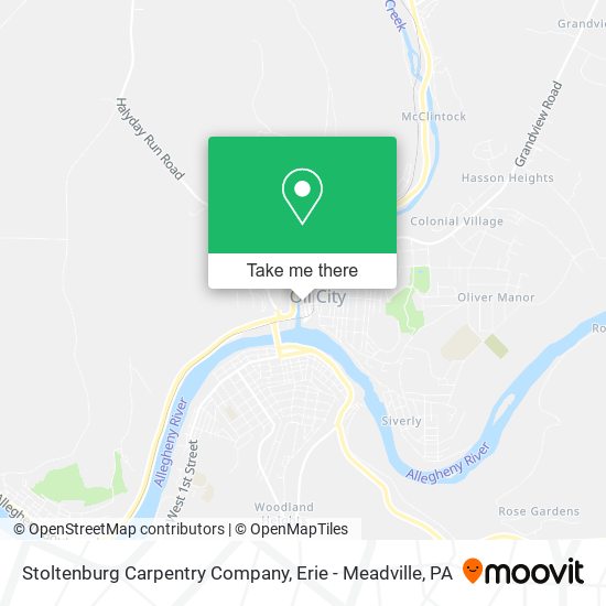 Stoltenburg Carpentry Company map