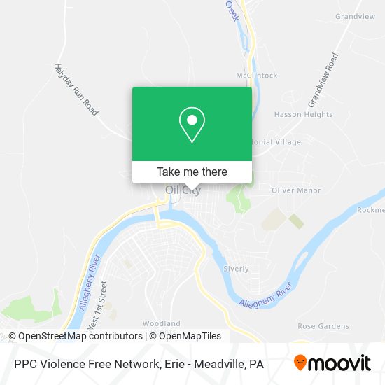 Mapa de PPC Violence Free Network