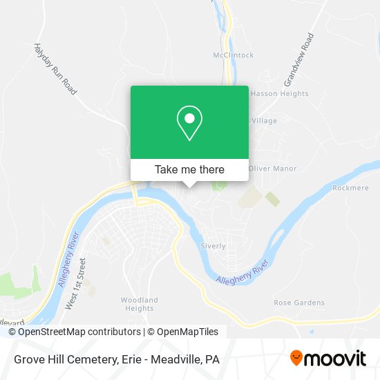 Grove Hill Cemetery map