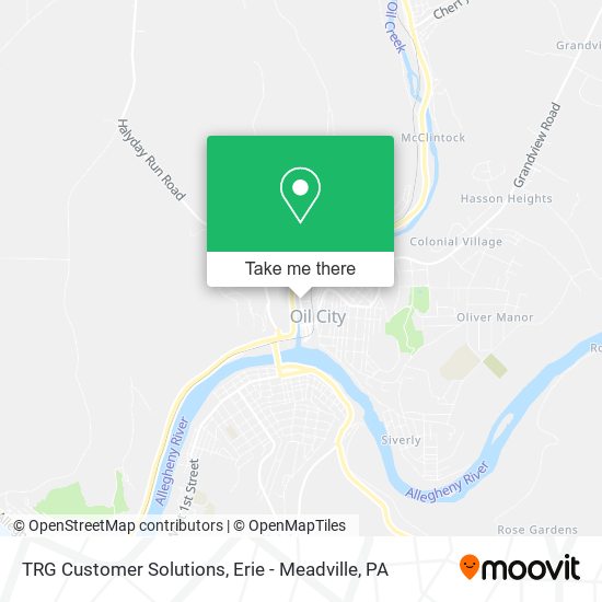 TRG Customer Solutions map