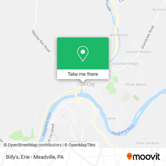 Mapa de Billy's