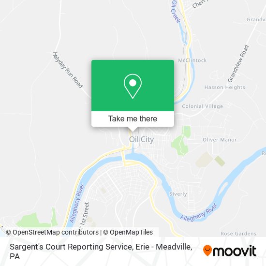 Mapa de Sargent's Court Reporting Service