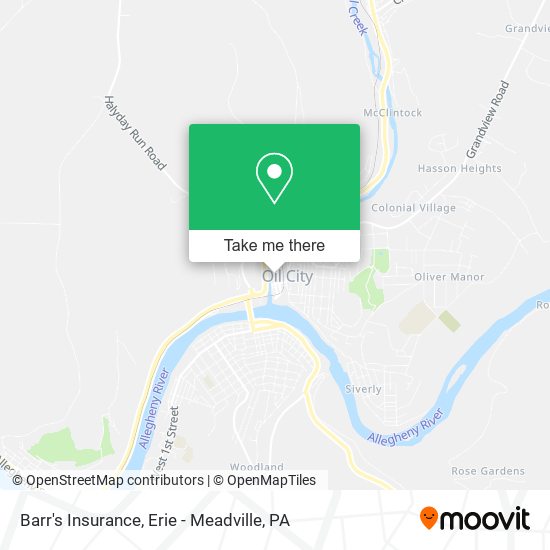 Barr's Insurance map
