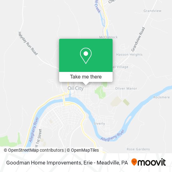 Mapa de Goodman Home Improvements