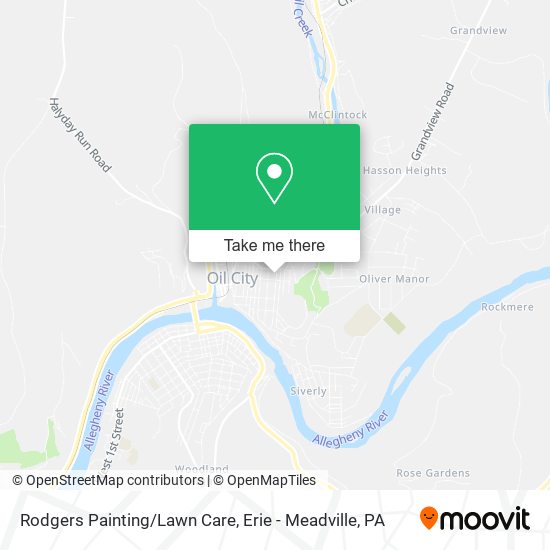 Rodgers Painting/Lawn Care map