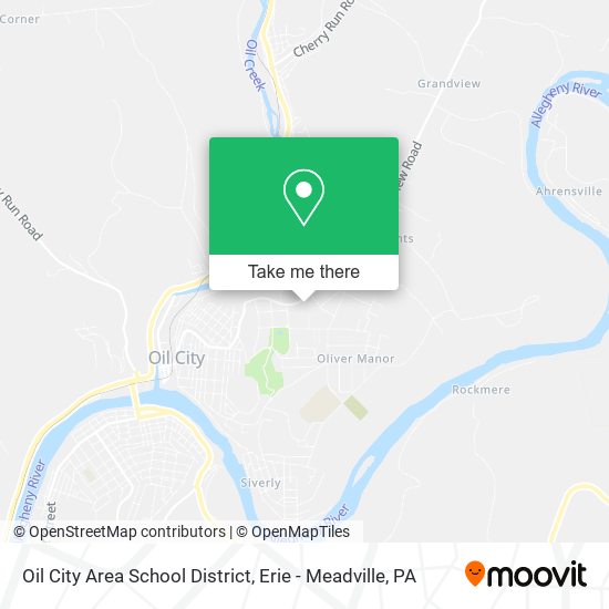 Mapa de Oil City Area School District