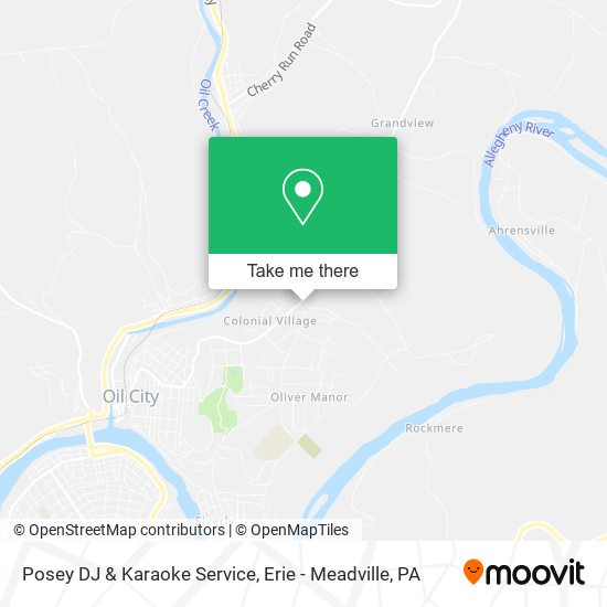 Posey DJ & Karaoke Service map