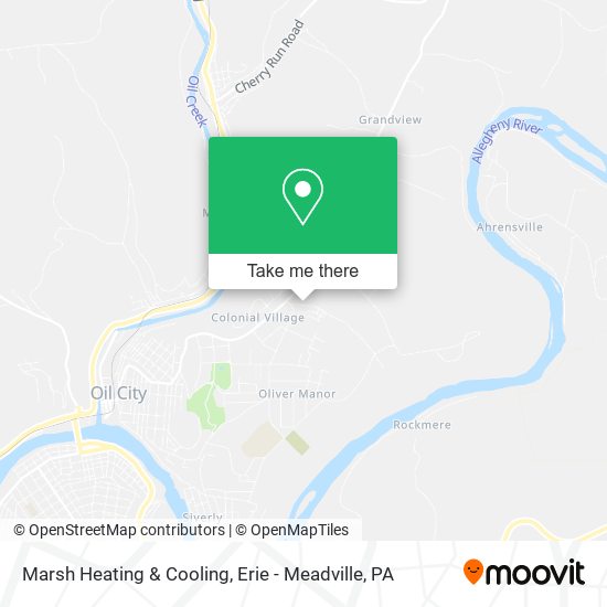Marsh Heating & Cooling map