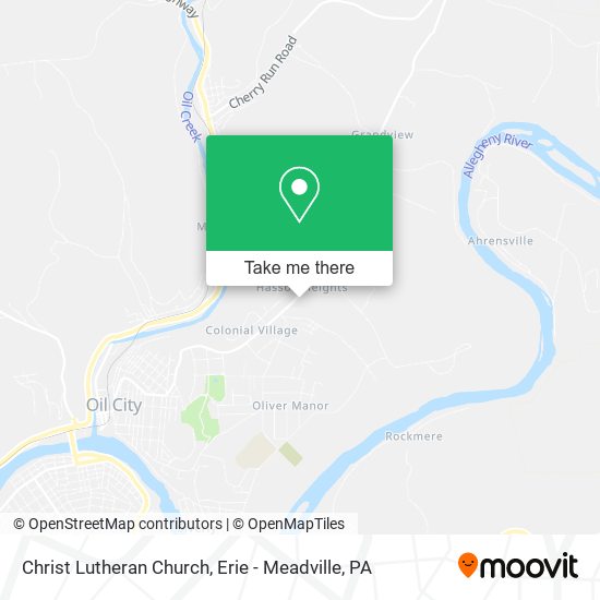 Mapa de Christ Lutheran Church