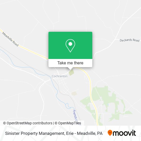 Sinister Property Management map