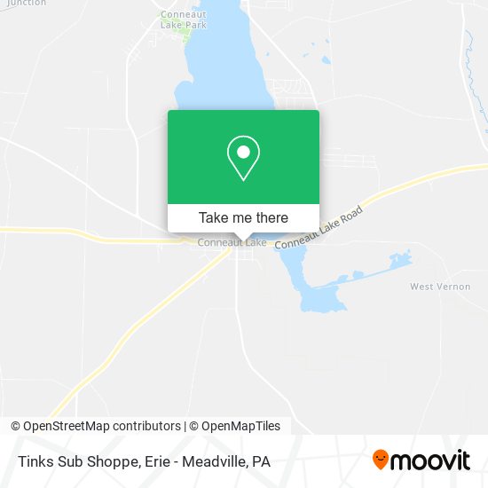 Mapa de Tinks Sub Shoppe
