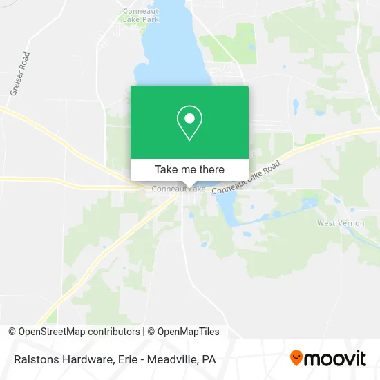 Ralstons Hardware map