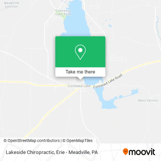 Lakeside Chiropractic map