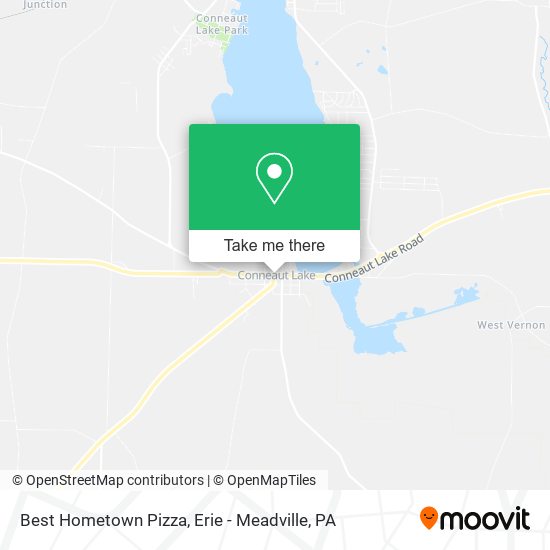 Mapa de Best Hometown Pizza