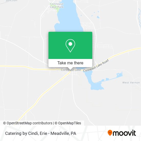 Catering by Cindi map