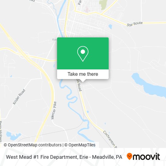Mapa de West Mead #1 Fire Department
