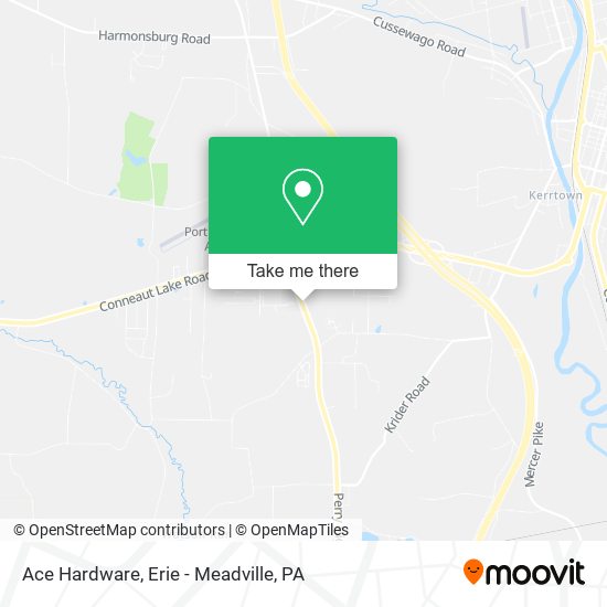 Ace Hardware map