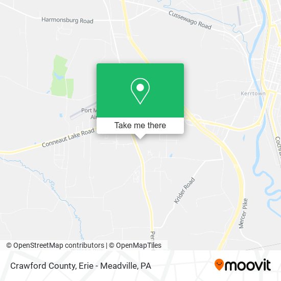 Crawford County map