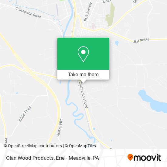 Olan Wood Products map