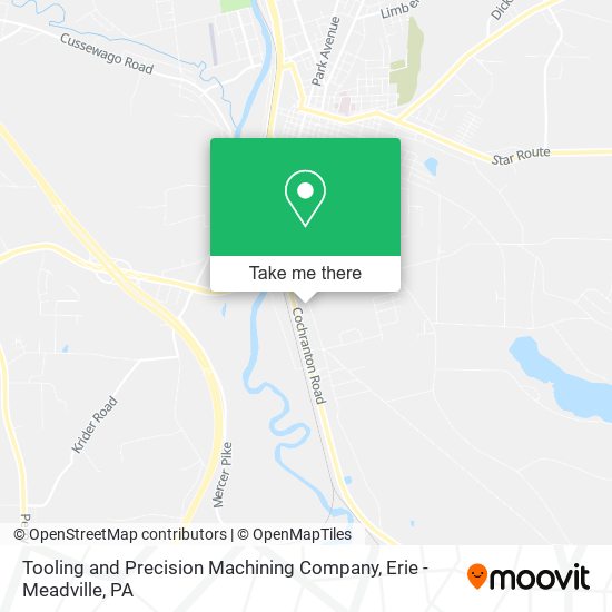 Tooling and Precision Machining Company map