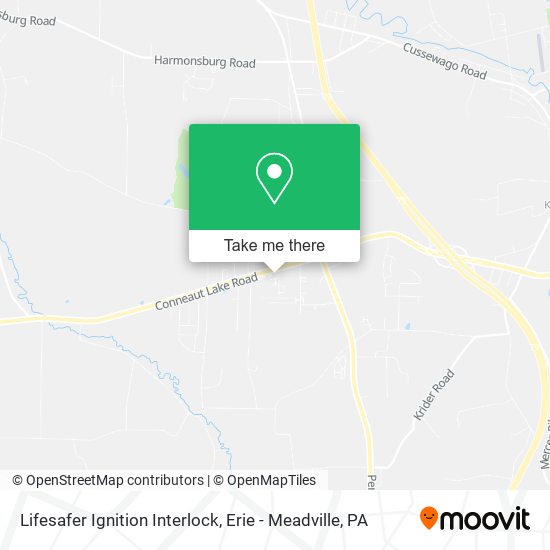 Mapa de Lifesafer Ignition Interlock