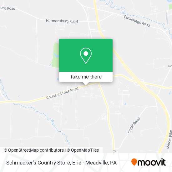 Schmucker's Country Store map