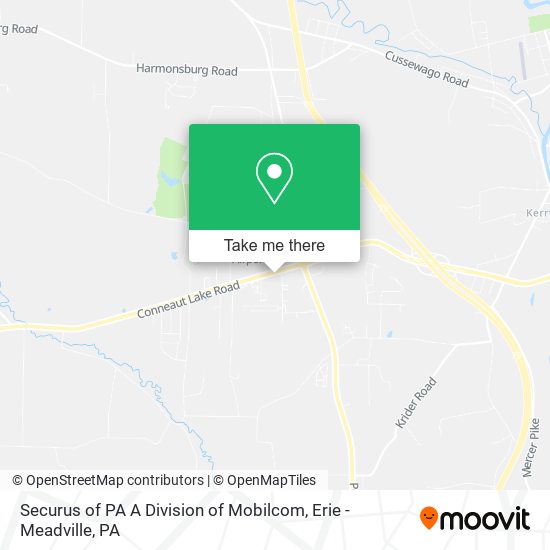 Mapa de Securus of PA A Division of Mobilcom