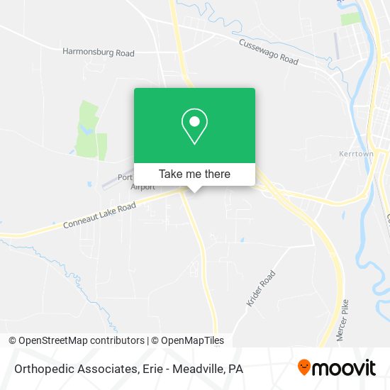 Orthopedic Associates map