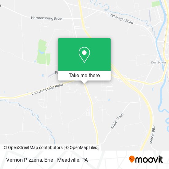 Vernon Pizzeria map