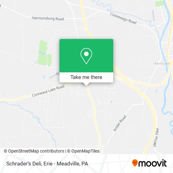 Schrader's Deli map