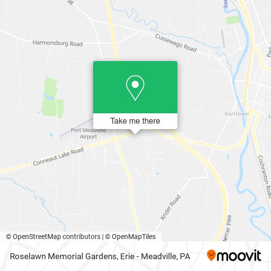 Mapa de Roselawn Memorial Gardens