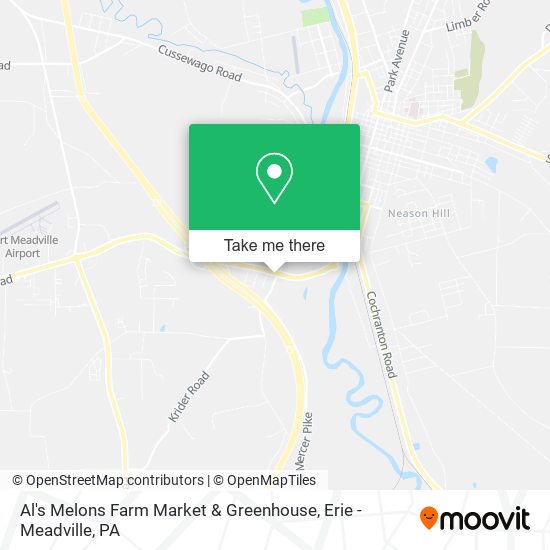Al's Melons Farm Market & Greenhouse map