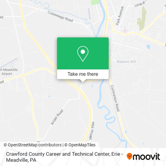 Mapa de Crawford County Career and Technical Center