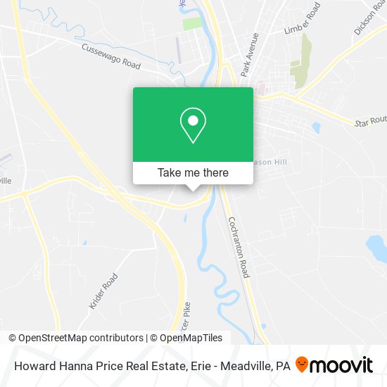 Howard Hanna Price Real Estate map