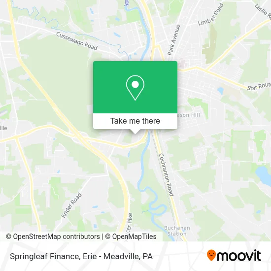 Springleaf Finance map
