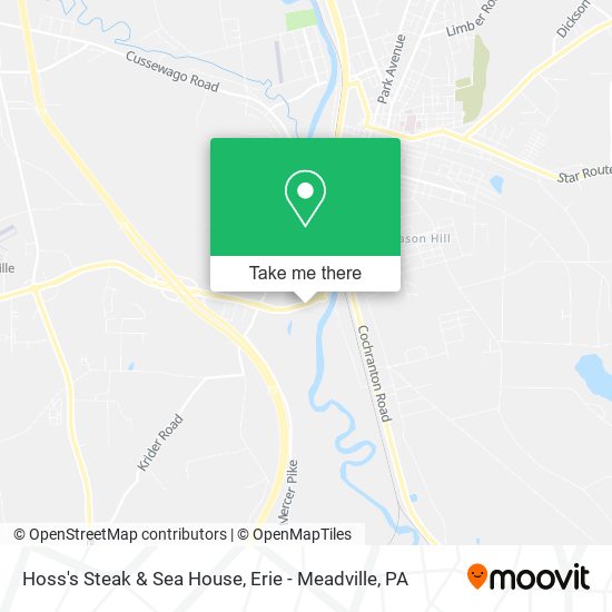 Mapa de Hoss's Steak & Sea House