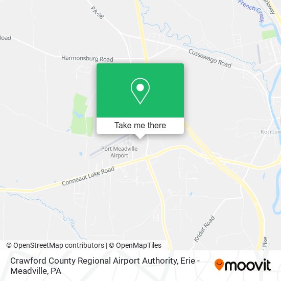 Crawford County Regional Airport Authority map