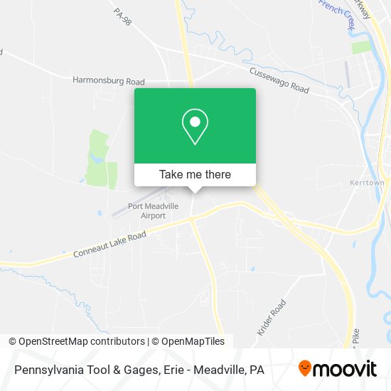 Pennsylvania Tool & Gages map