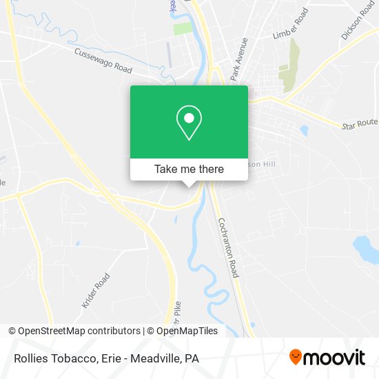 Rollies Tobacco map