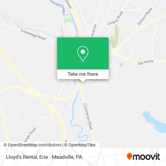 Lloyd's Rental map
